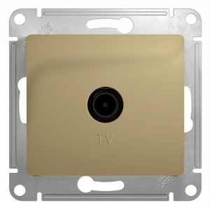 Systeme Electric Glossa Титан Розетка TV проходная 4DB