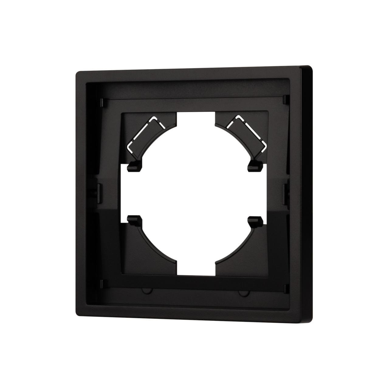 Рамка пластиковая FRM-TENDO-PL-1-BK Arlight 053836