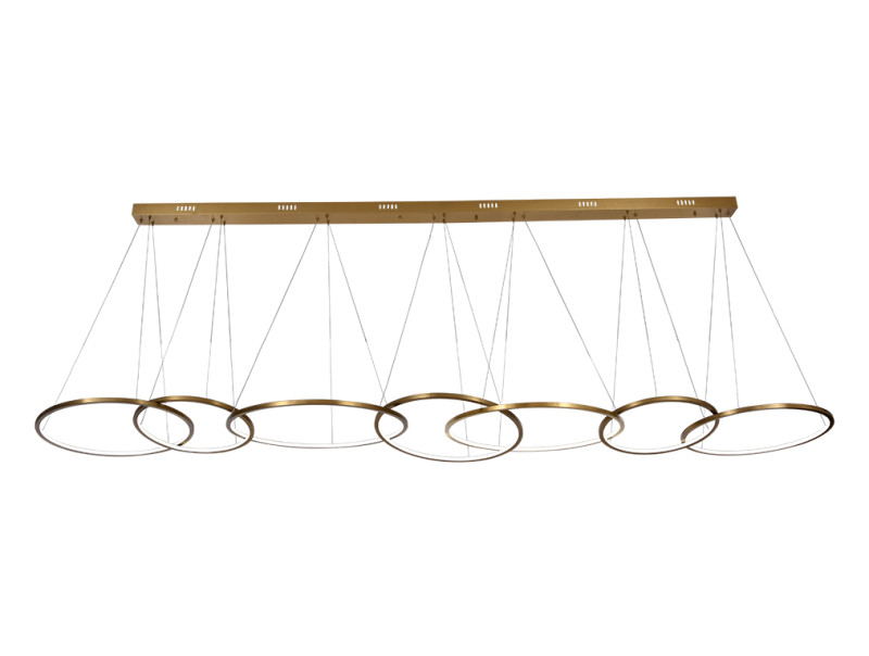 Подвесная люстра Newport 15207N/S brass