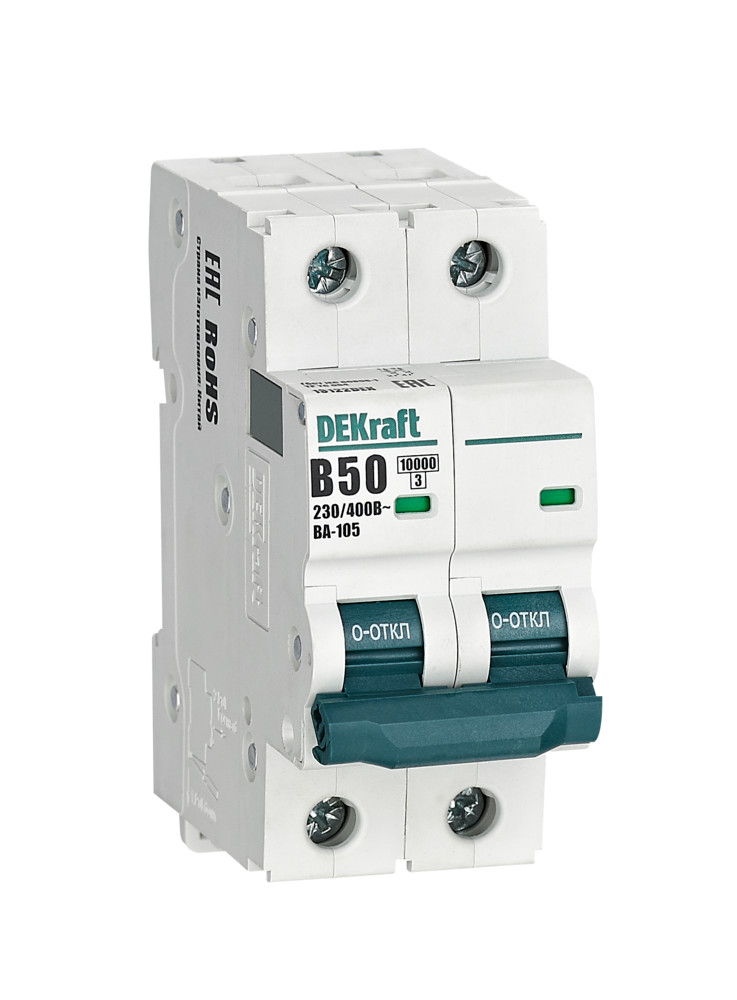 Dekraft Автоматический выключатель ВА105-2P-050A-B