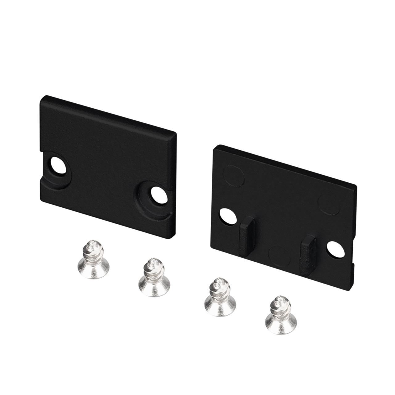 Заглушка глухая Arlight FLOOR18-H15 BLACK глухая 047411