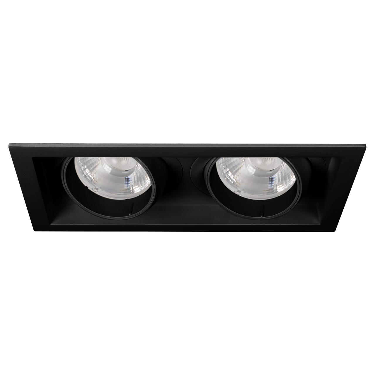 Светильник MS-VORTEX-BUILT-S250x140-2x30W Day4000 (BK-BK, 30 deg, 230V) Arlight 058445