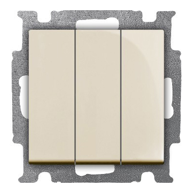 ABB BJB Basic 55 Беж Выключатель 3-клавишный, 16А