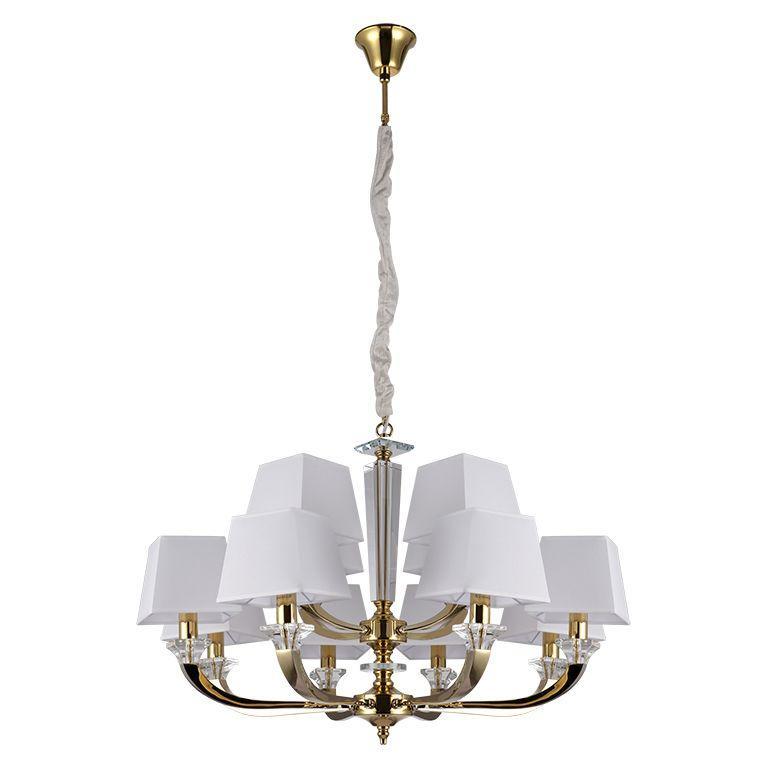 Подвесная люстра Newport 11408+4/C gold