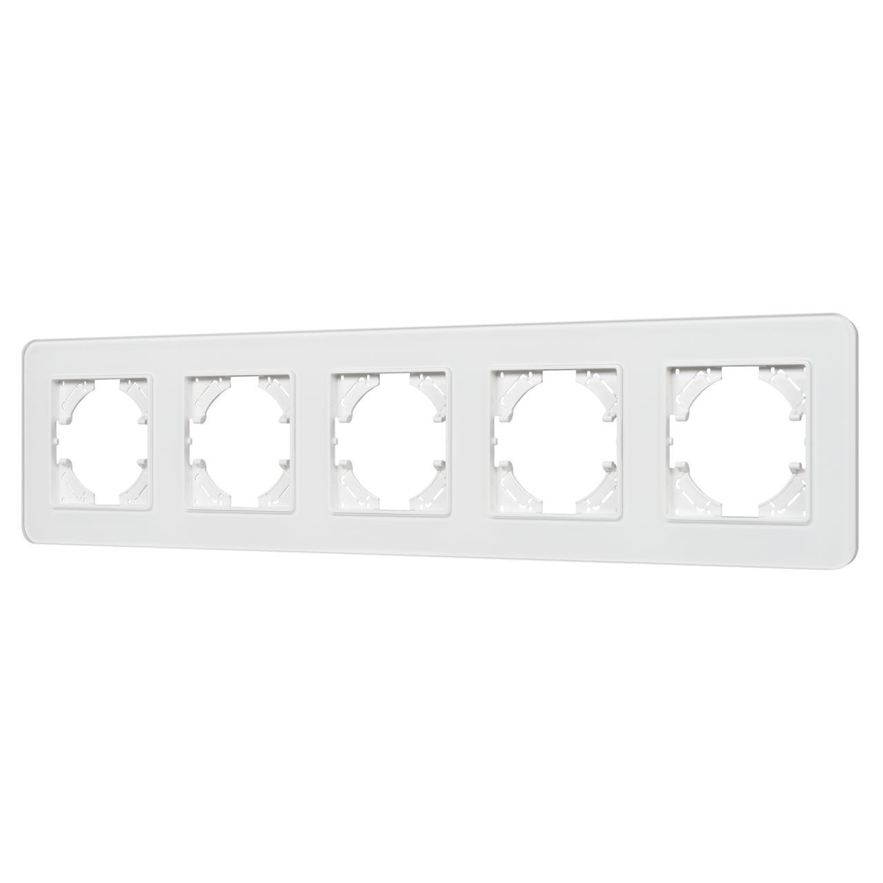 Рамка стеклянная FRM-OMALI-GS-5-WH Arlight 049704