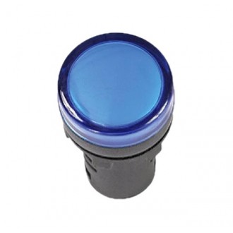 IEK Лампа AD22DS(LED)матрица d22мм синий 230В