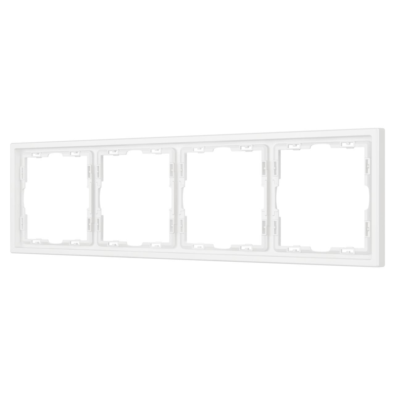 Рамка пластиковая Arlight FRM-NOBE-SFPL-4-WH 054223