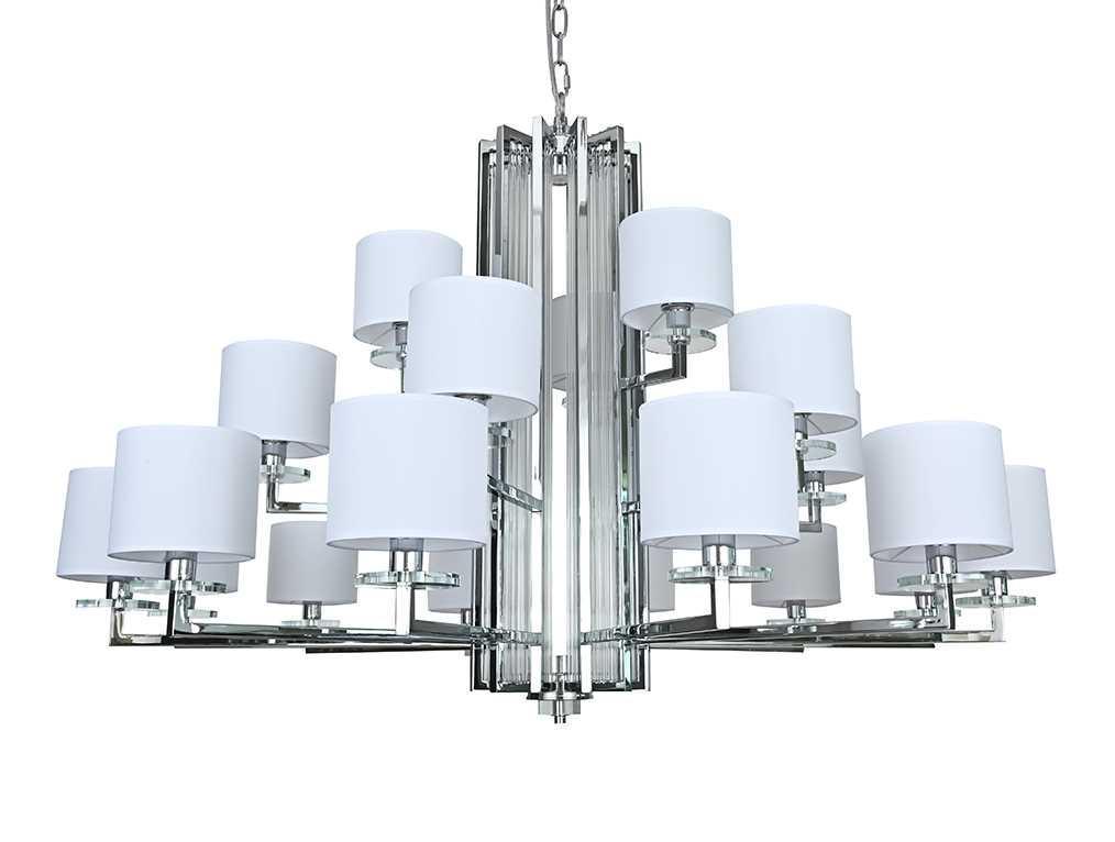 Подвесная люстра Newport 35412+6+3/C chrome без абажуров