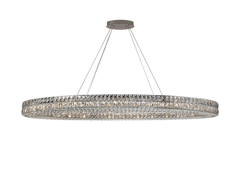 Подвесная люстра Newport 8550/160 C oval chrome