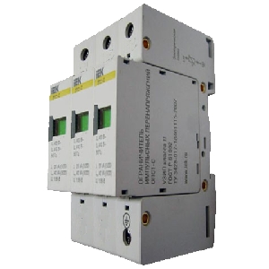 IEK KARAT Ограничитель имп. перенапр. ОПС1-C 3Р In=20kA Un=400B Im=40kA