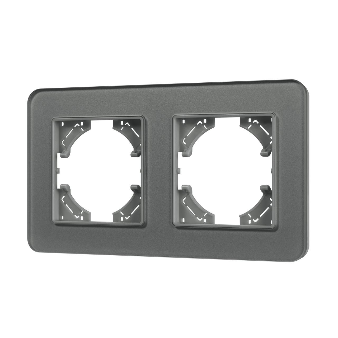Рамка стеклянная FRM-OMALI-GS-2-GR Arlight 049694