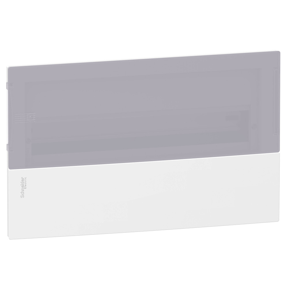 Schneider Electric RESI9 MP (Mini Pragma) Бокс встраеваемый с прозрачной дверью 1 ряд/18 модулей, IP40, IK07, 63А, 2 клеммы, Италия