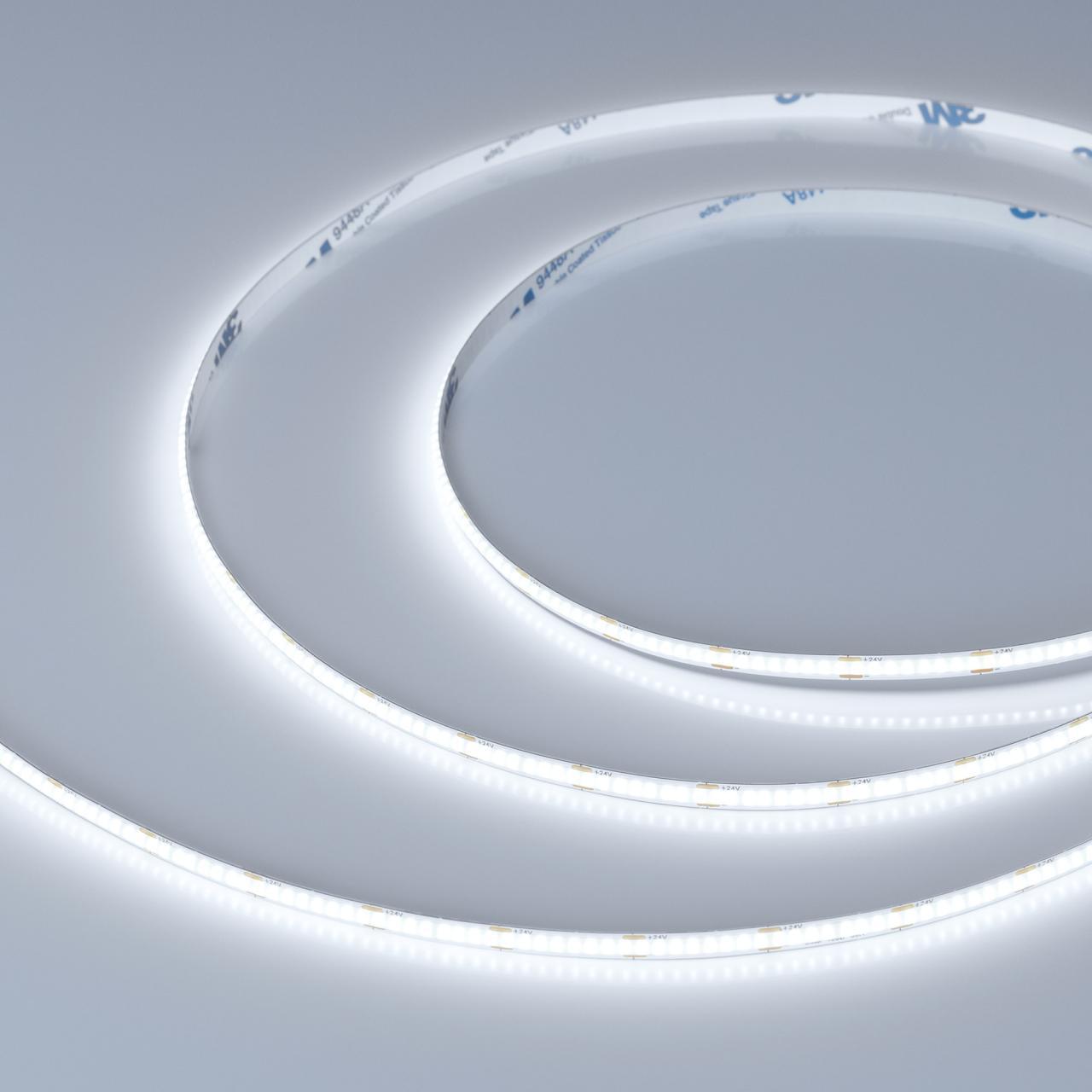 Светодиодная лента Arlight 7,2W/m 400LED/m CSPSMD холодный белый 5М COB-X400-5mm 24V 041695