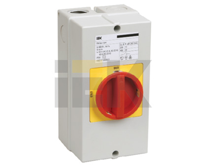 IEK Переключатель кулачковый ПКП32-13 /К 32А откл-вкл 3Р/400В IP54