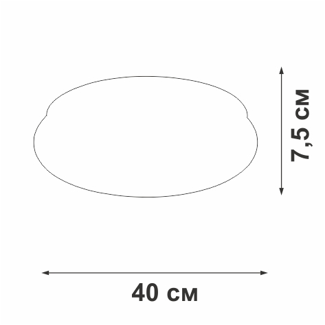 Накладной светильник Vitaluce V2538DT-0/1PL