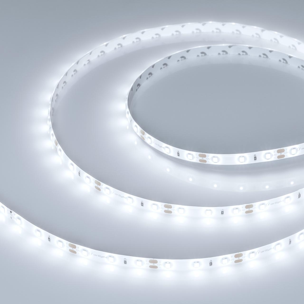 Светодиодная влагозащищенная лента Arlight 4,8W/m 60LED/m 2835SMD холодный белый 5M 014627(2)