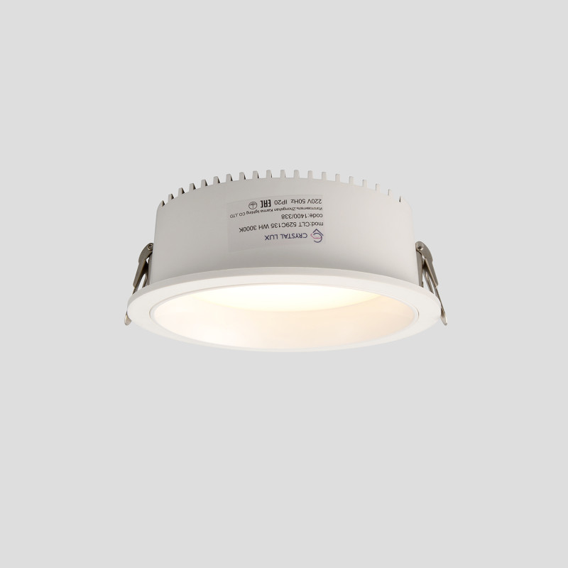 Встраиваемый светильник Crystal Lux CLT 529C135 WH 3000K