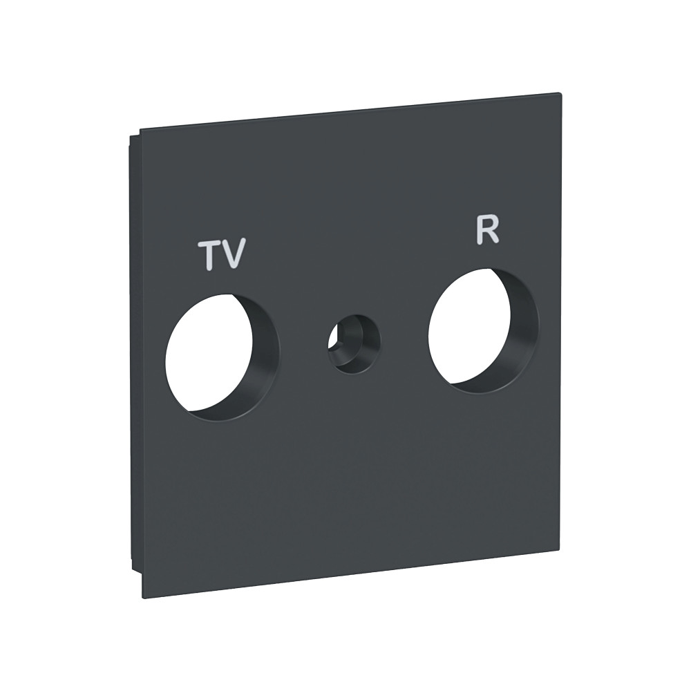 Schneider Electric Unica New Антрацит Панель лицевая TV/FM розетки