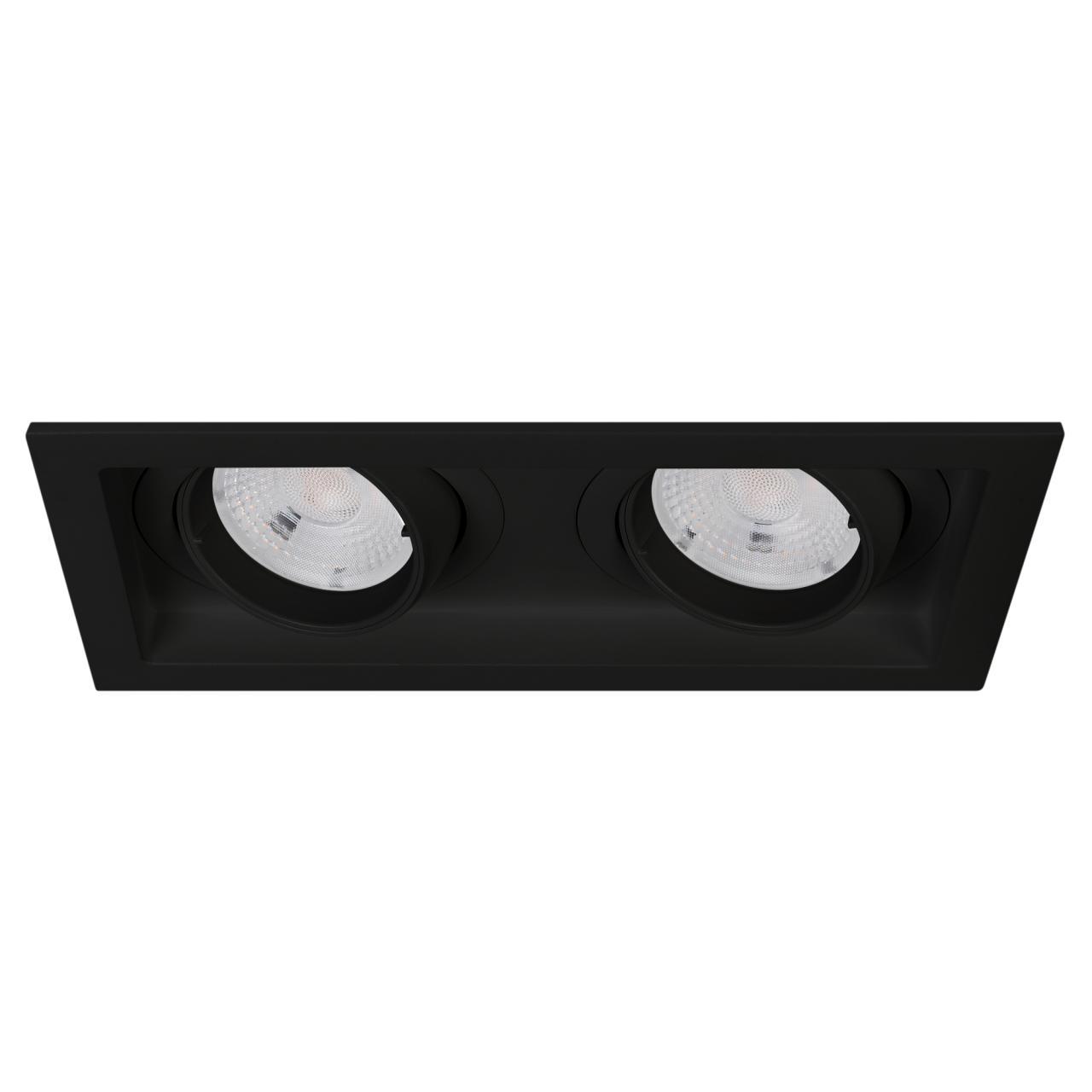 Светильник MS-VORTEX-BUILT-S170x90-2x12W Warm3000 (BK-BK, 20 deg, 230V) Arlight 058436