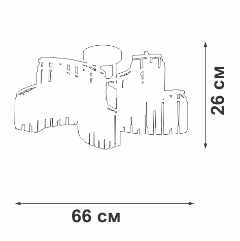 Накладная люстра Vitaluce V5884-0/10PL