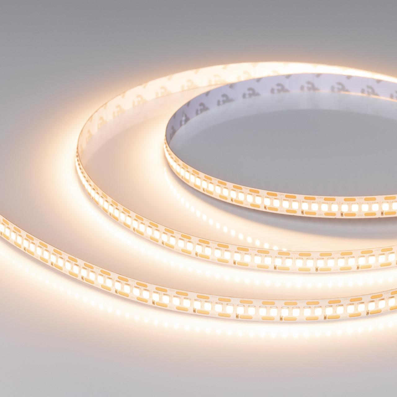 Светодиодная лента FC-A240-10mm 24V Warm3000-CX1 (24 W/m, IP20, 5m) Arlight 059179