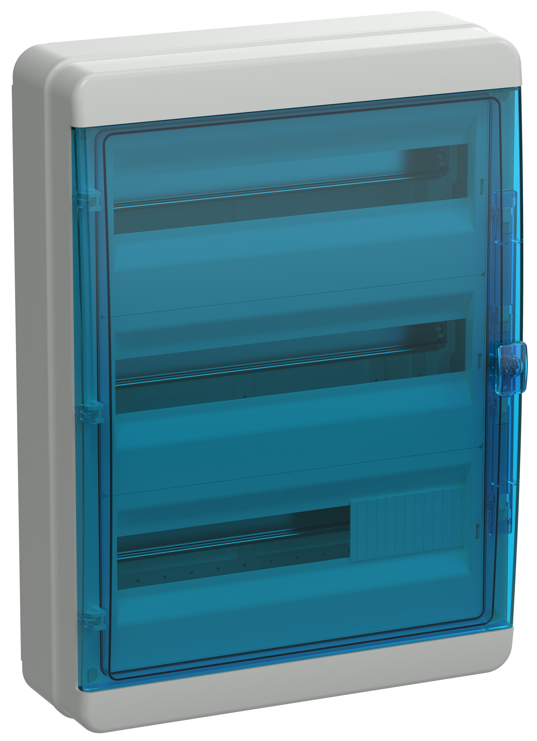 IEK TEKFOR Корпус пласт. КМПн-54 IP65 син. прозр. дверь