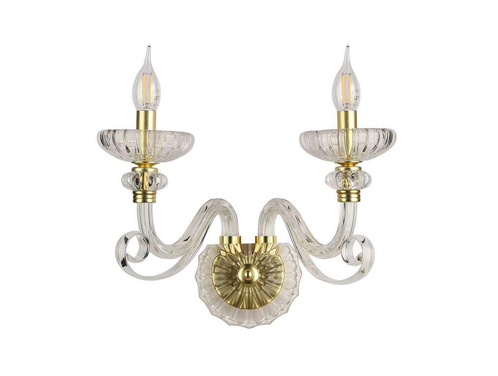 Бра Newport 8622/A mat.soft gold clear