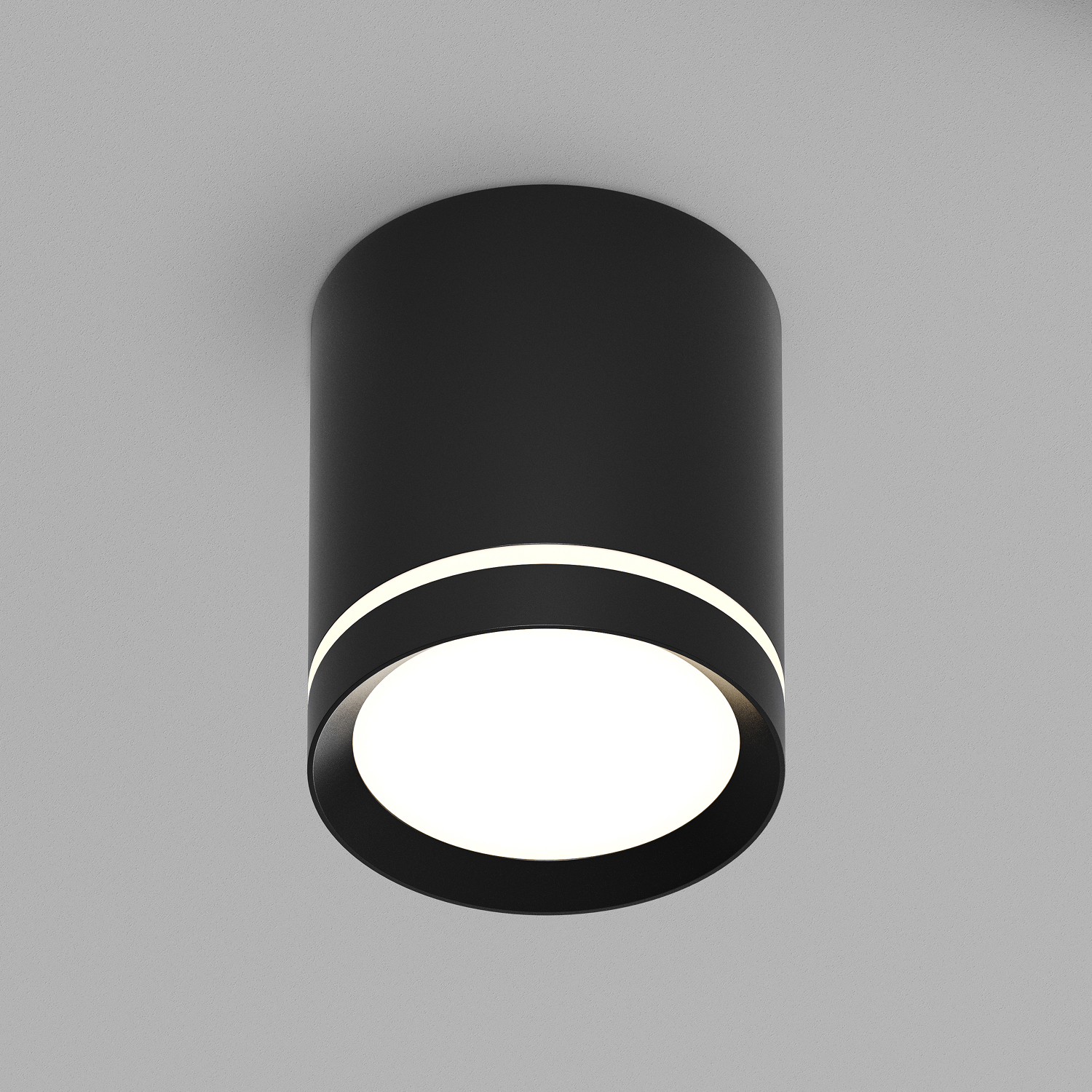 DK4013-BK Светильник накладной IP 20, 5 Вт, LED 4000, черный, алюминий/акрил