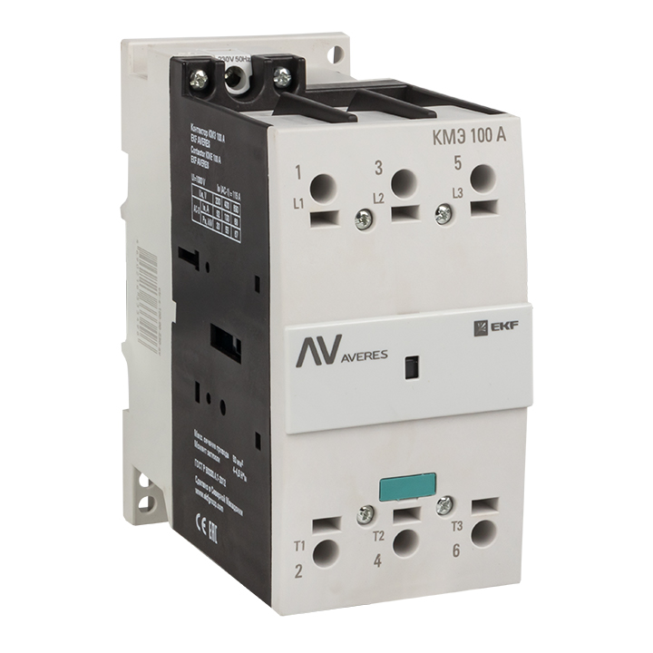 EKF Averes Контактор КМЭ 100А 230В АС