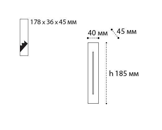 Светильник для ступеней ITALLINE IT06-6040 white 3000K