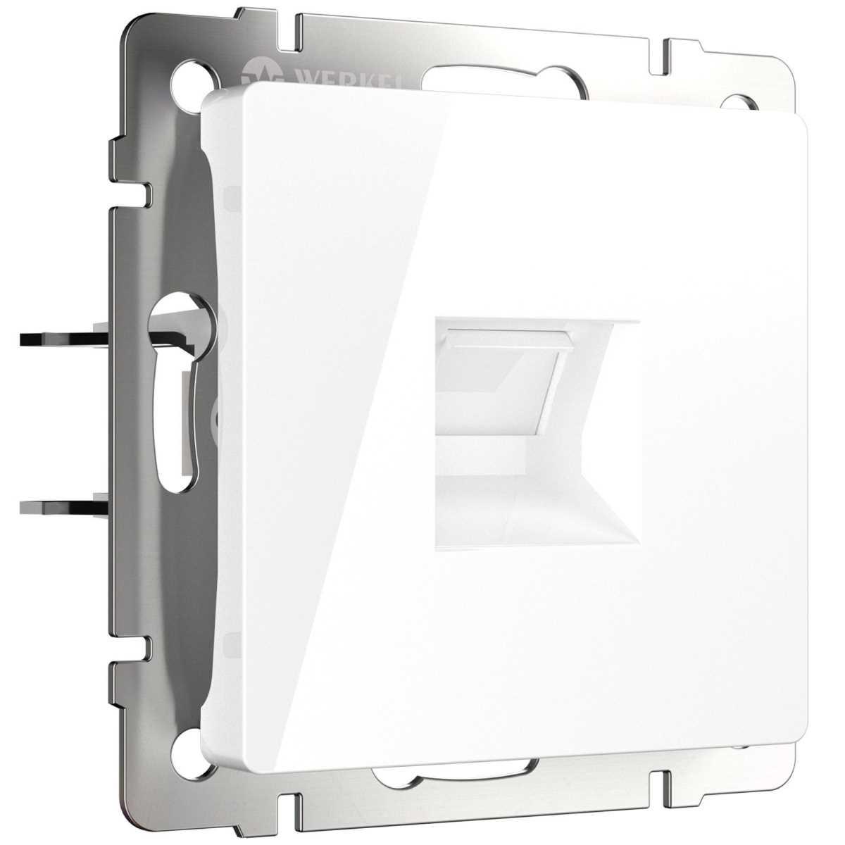 Розетка Ethernet RJ-45 cat. 6A экранированная Werkel белый W5120101 4690389213465