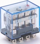 Dekraft Промежуточное реле 4 конт. с инд. LED 10А 24В DC ПР-