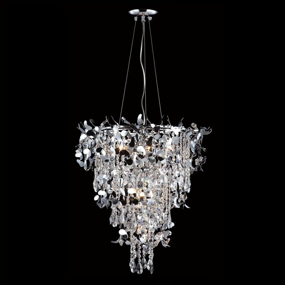 Каскадная люстра Crystal Lux ROMEO SP10 CHROME D600