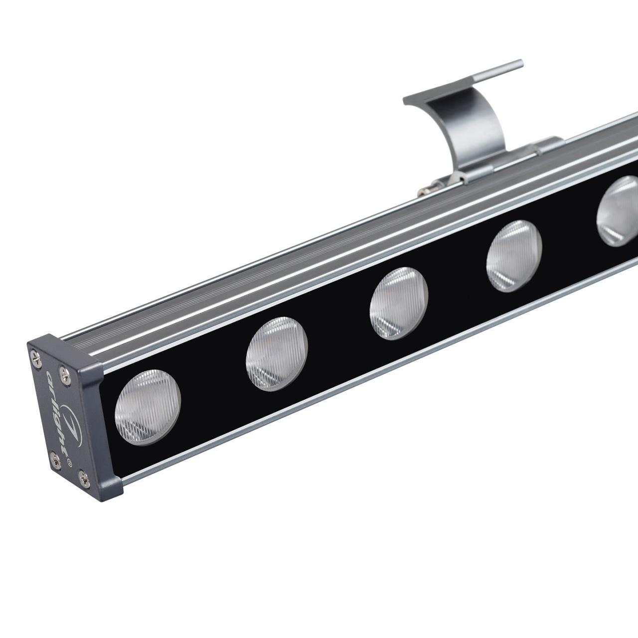 Линейный прожектор Arlight AR-LINE-760-18W Warm3000 (GR, 15x60 deg, 230V) 045371