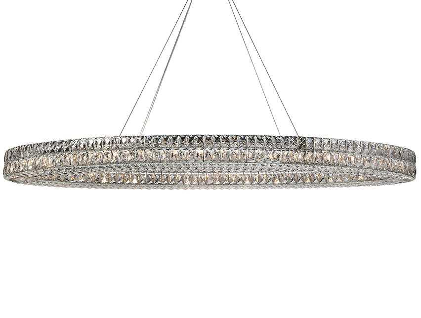 Подвесная люстра Newport 8550/160 C oval chrome