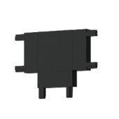 Соединитель для шинопровода ITALLINE IT09-9030 black