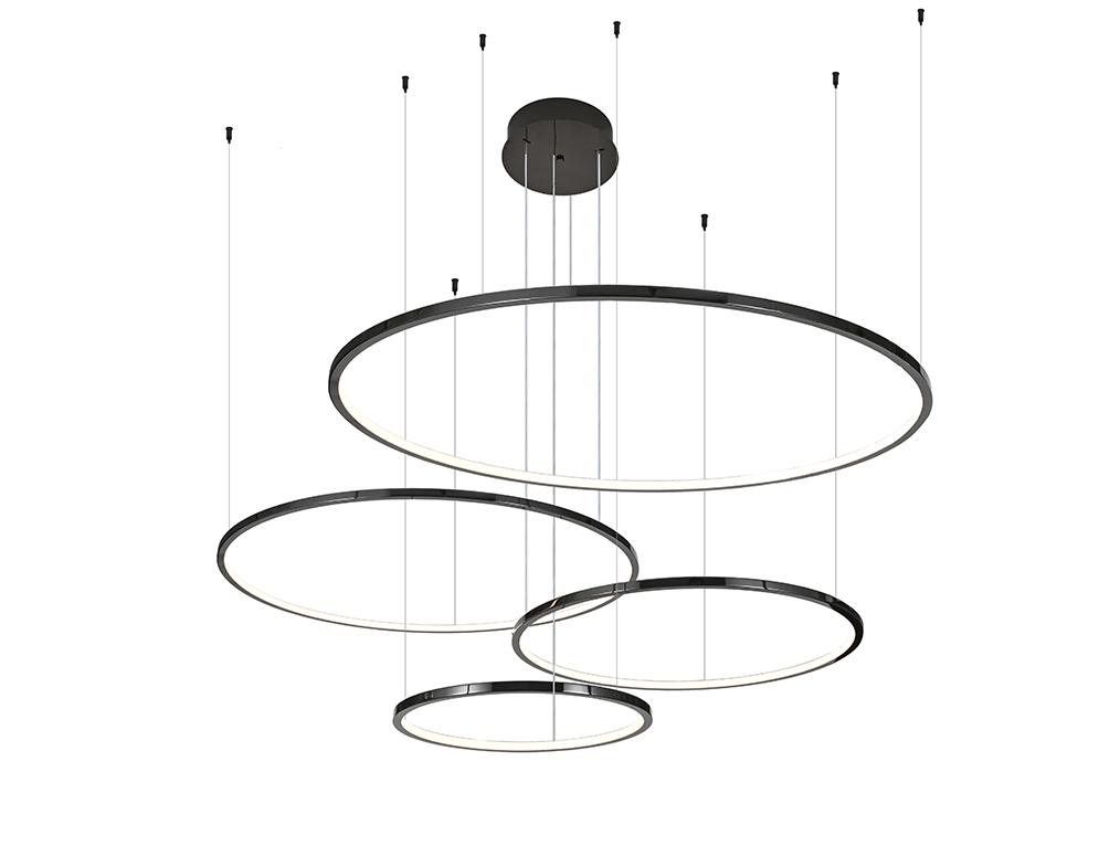 Каскадная люстра Newport 15104N/S black glossy