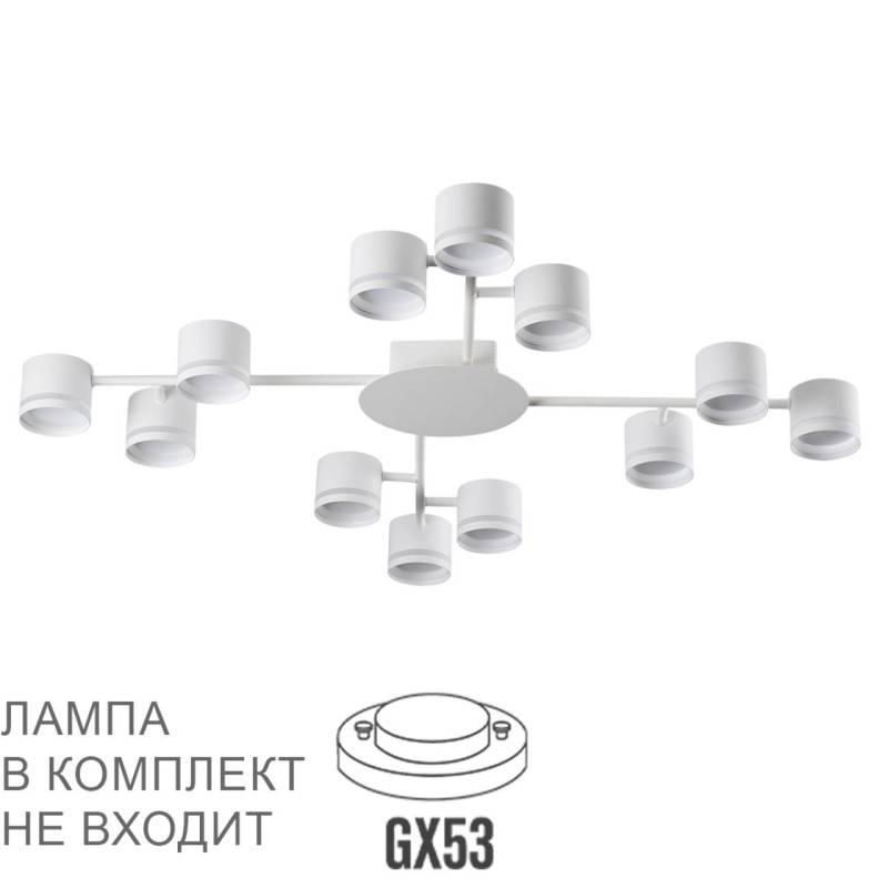Накладная люстра LUMION 8235/12C