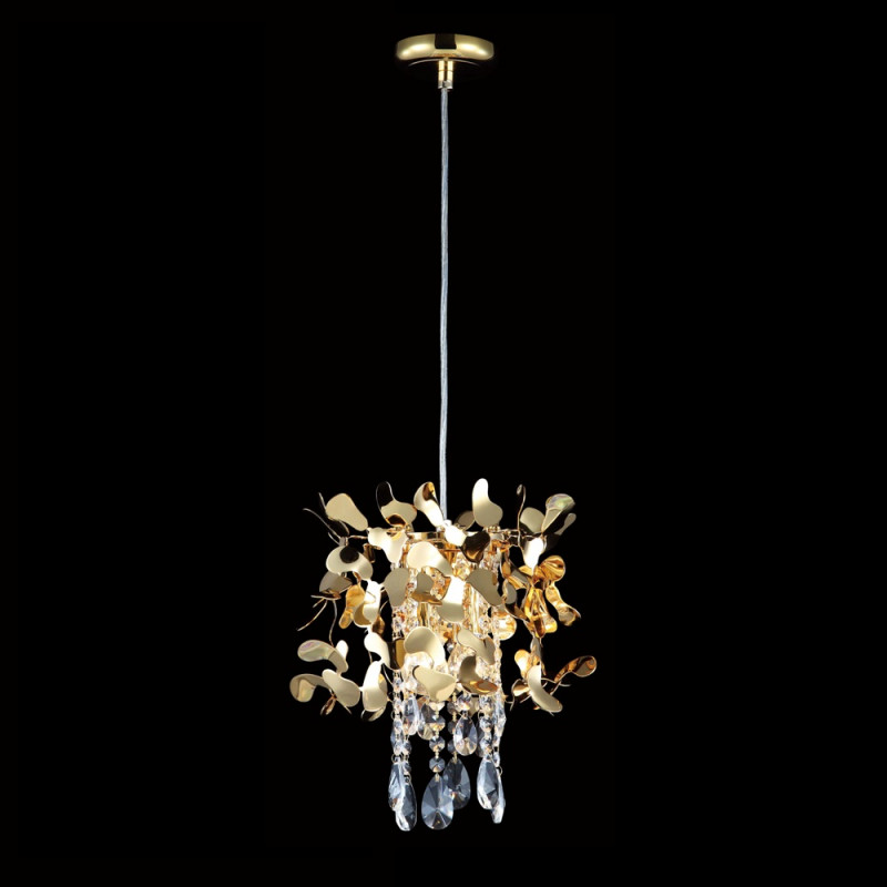 Подвесная люстра Crystal Lux ROMEO SP2 GOLD D250