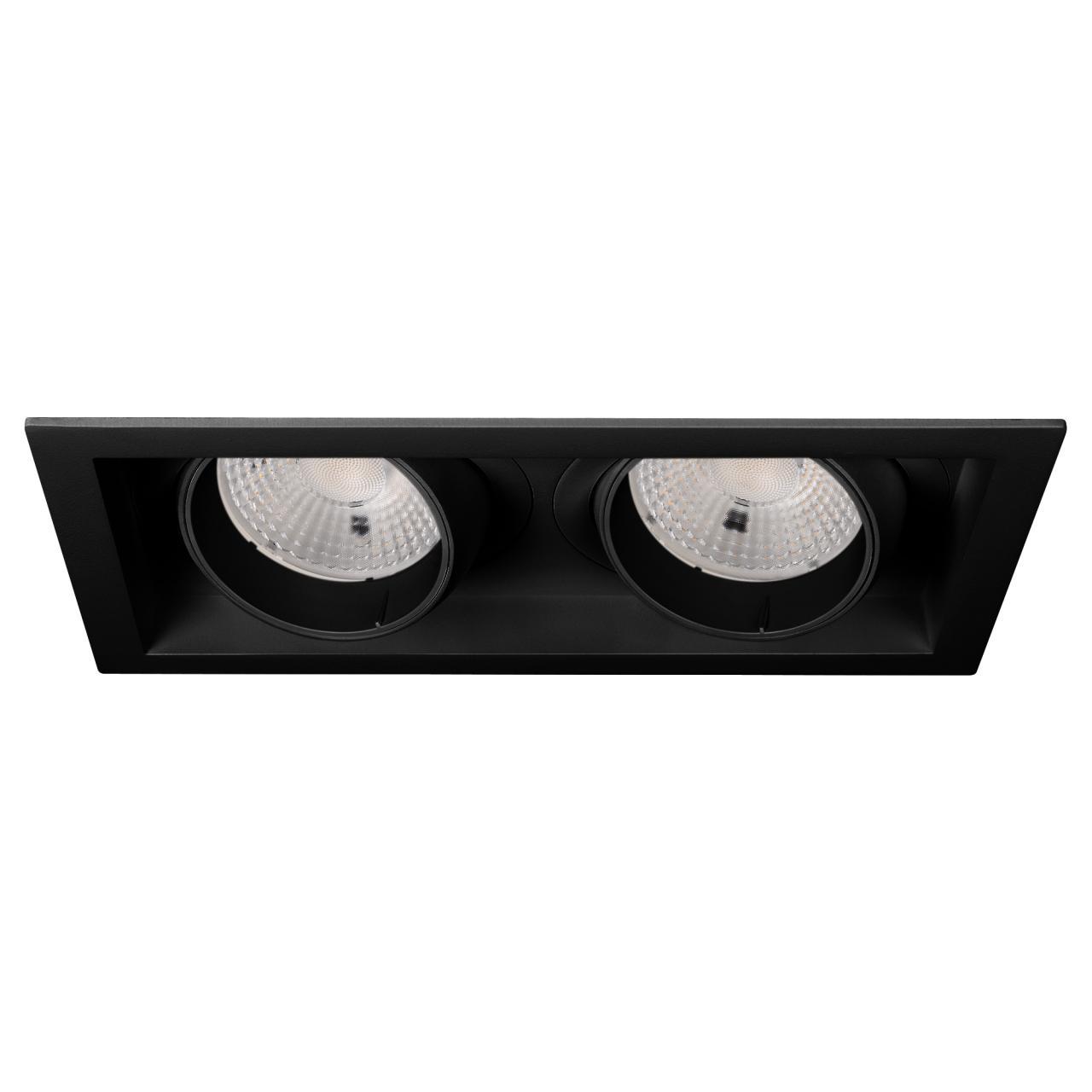 Светильник MS-VORTEX-BUILT-S250x140-2x30W Day4000 (BK-BK, 50 deg, 230V) Arlight 058447