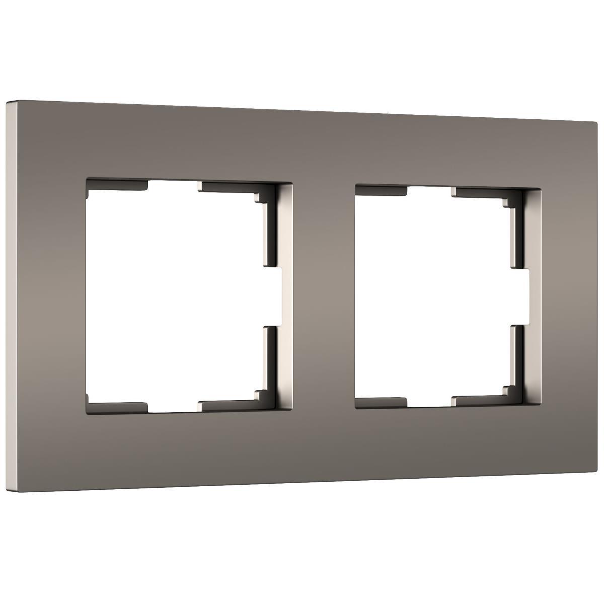Рамка Werkel Slab на 2 поста бронза софт W0022963 4690389193408
