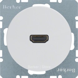Berker R.1 Полярно-белый Розетка HDMI