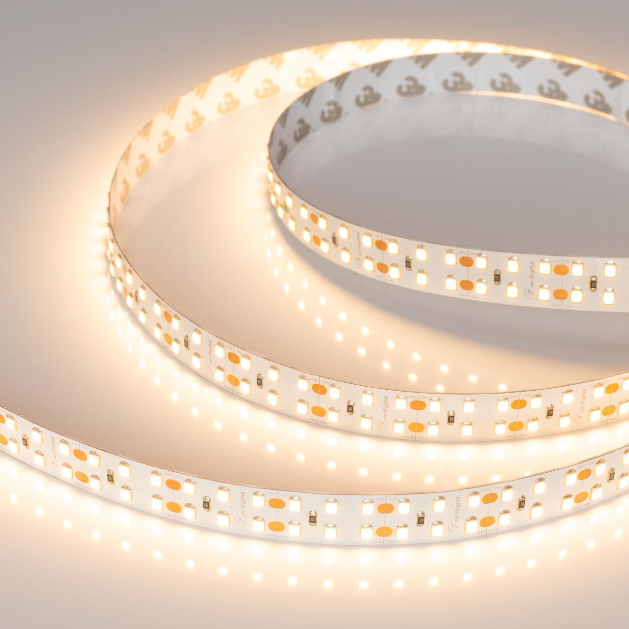 Светодиодная лента Arlight 19,2W/m 240LED/m 2835SMD теплый белый 5M 008770(2)
