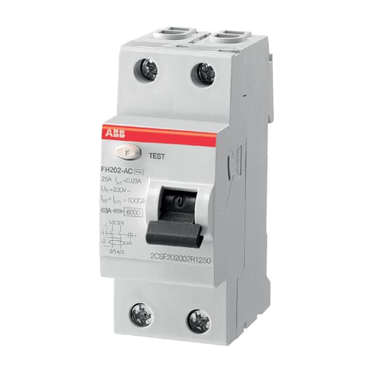 ABB FH202AC УЗО 2P 25A 30mA (AC)
