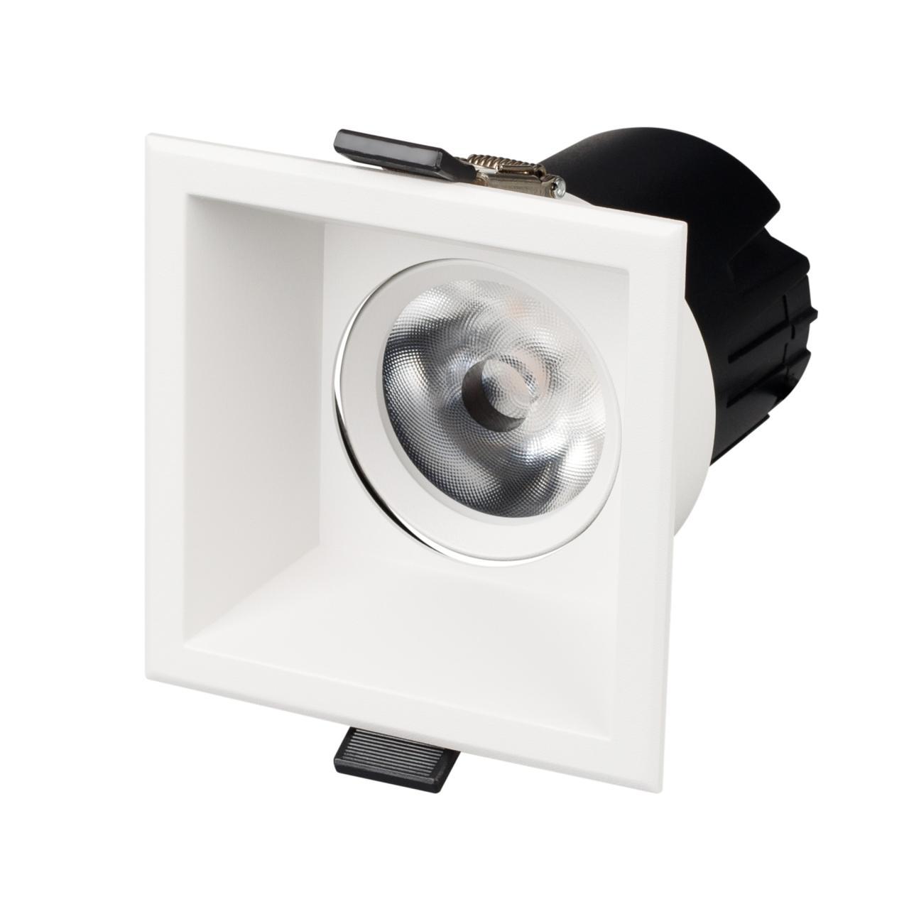 Светильник MS-FLOW-BUILT-S85x85-12W Warm3000 (WH, 15 deg, 230V) Arlight 053777