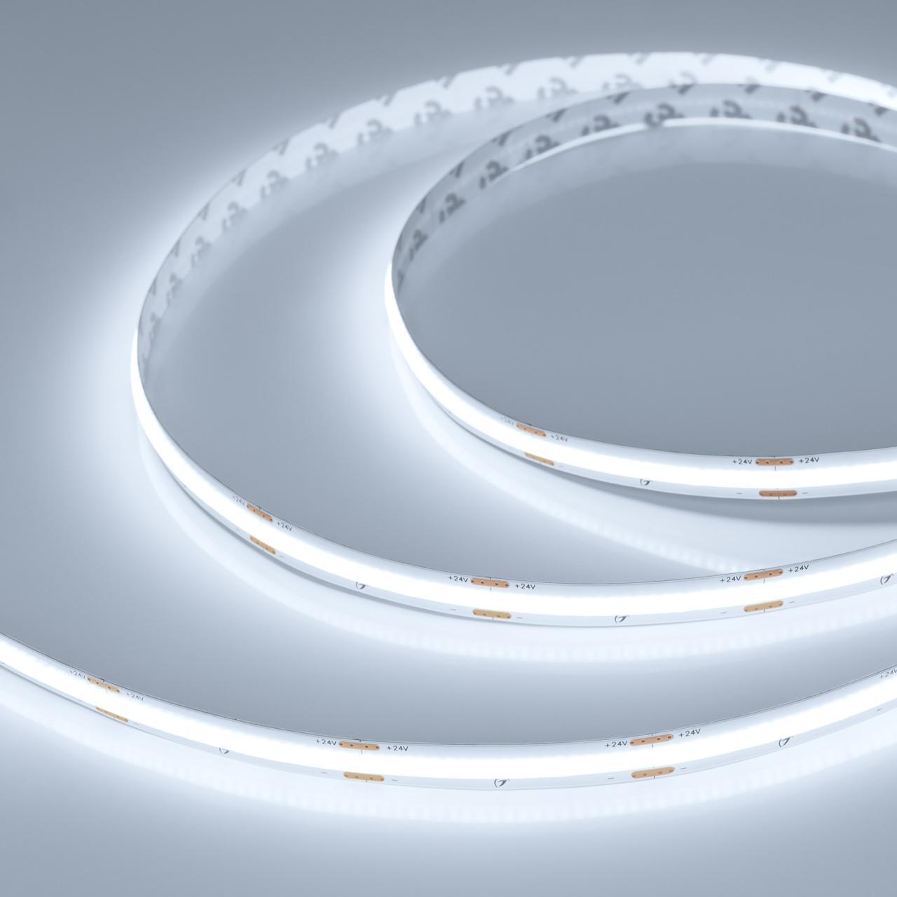 Светодиодная лента COB-X420-10mm 24V White6000 (4.8 W/m, IP20, 15m) Arlight 048821