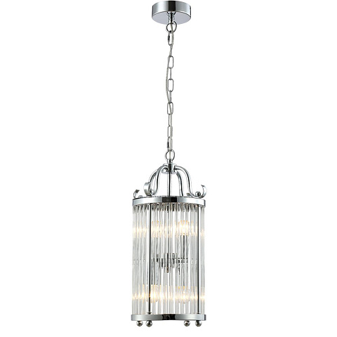 Подвесной светильник Crystal Lux TADEO SP4 D200 CHROME/TRANSPARENTE