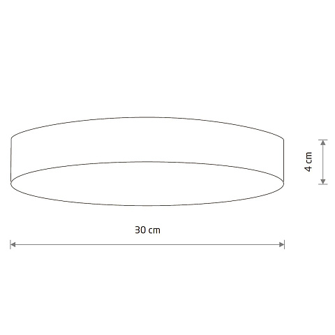 Потолочный cветильник Nowodvorski Lid Round Led Black 10418