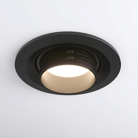 Встраиваемый светодиодный светильник Elektrostandard 9920 LED 15W 4200K черный a052478