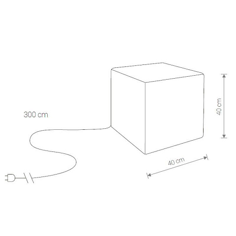 Уличный светильник Nowodvorski Cumulus Cube 8966